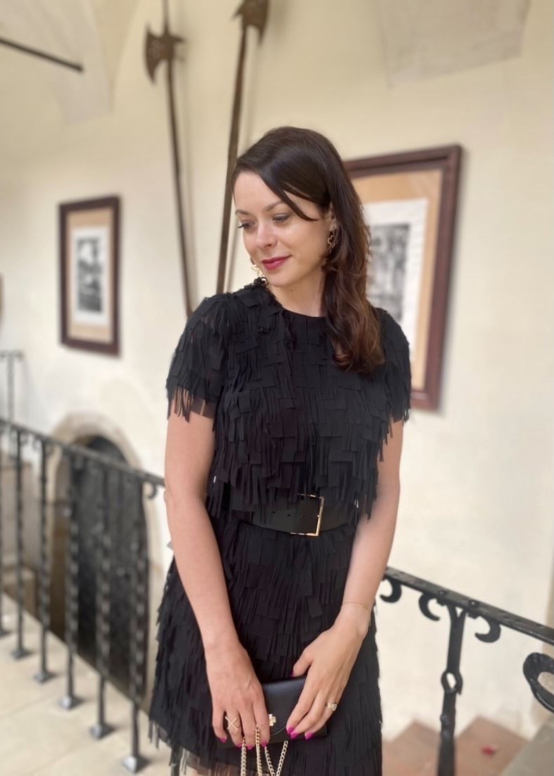 Piórkowa sukienka z kolekcji Aneta Kręglicka - Kobiecowo - internetowy butik z odzieżą damską