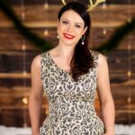 Złota rozkloszowana sukienka - Kobiecowo - internetowy butik z odzieżą damską