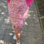 Wiązana spódnica w kwiatki - Kobiecowo - internetowy butik z odzieżą damską