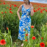 kobiecowo Sukienka wiązana na ramionach niebieska - Kobiecowo - internetowy butik z odzieżą damską