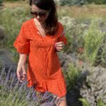 Zwiewna sukienka z falbaną - Kobiecowo - internetowy butik z odzieżą damską
