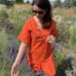 Zwiewna sukienka z falbaną - Kobiecowo - internetowy butik z odzieżą damską