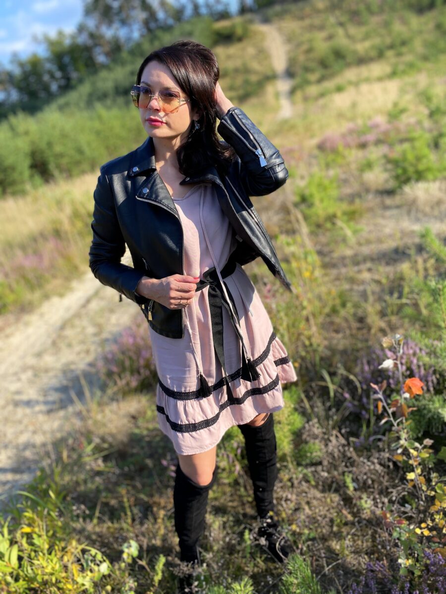 Czarna ramoneska - Kobiecowo - internetowy butik z odzieżą damską