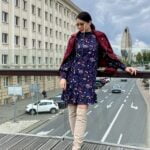 Bordowa zamszowa ramoneska - Kobiecowo - internetowy butik z odzieżą damską