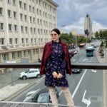 Bordowa zamszowa ramoneska - Kobiecowo - internetowy butik z odzieżą damską