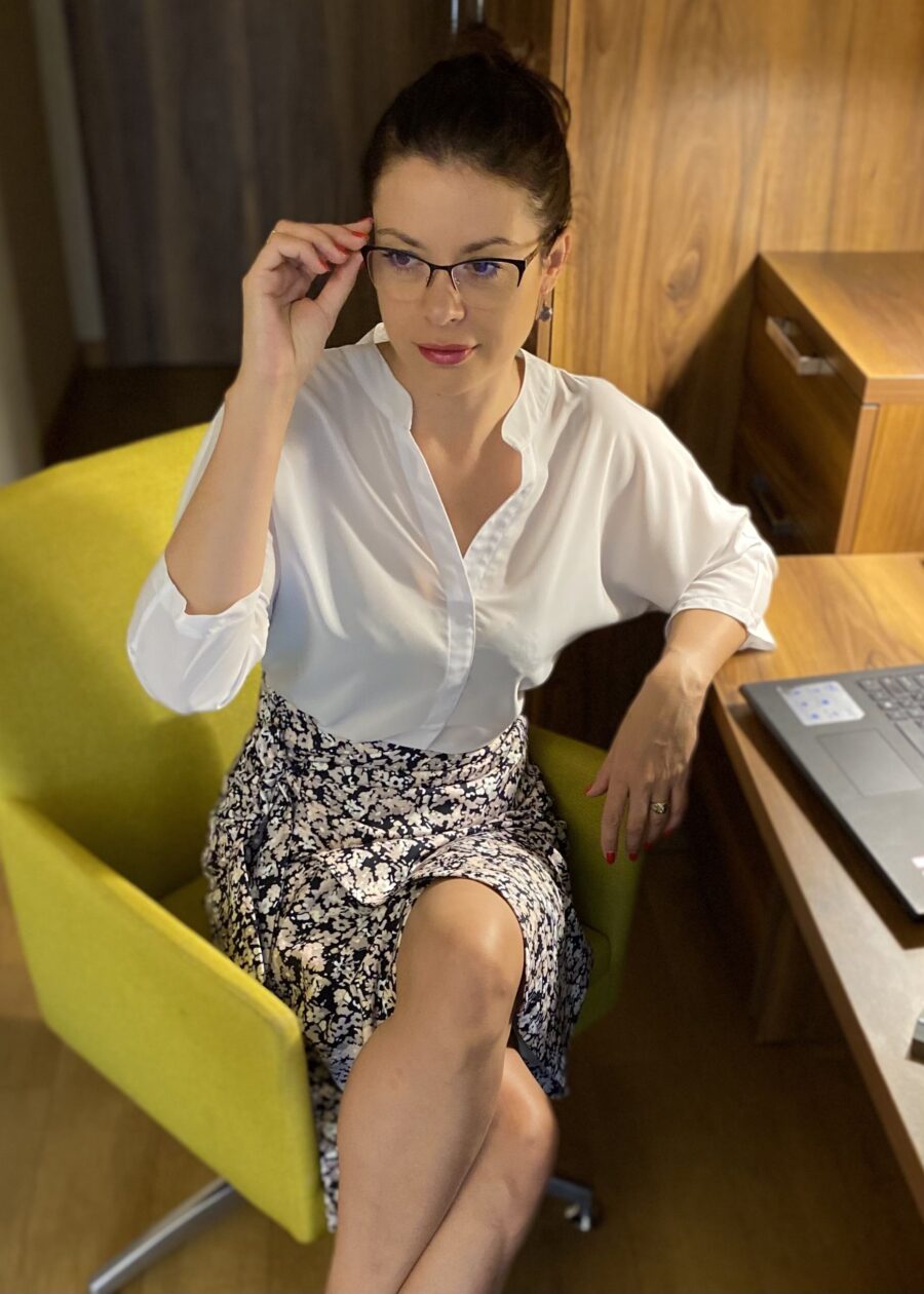 Spódnica wiązana kopertowo - Kobiecowo - internetowy butik z odzieżą damską