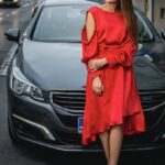 IMG_6655 Czerwona sukienka z perłowymi guzikami - Kobiecowo - internetowy butik z odzieżą damską