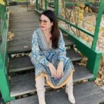 Długa kopertowa sukienka - Kobiecowo - internetowy butik z odzieżą damską