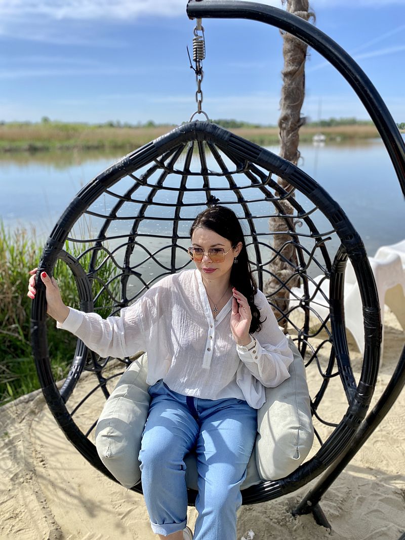 Koszula w kolorze białym mgiełka - Kobiecowo - internetowy butik z odzieżą damską