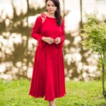 Rozkloszowana czerwona sukienka - Aneta Kręglicka - Kobiecowo - internetowy butik z odzieżą damską