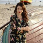 Czarna sukienka w kwiatowy print - Kobiecowo - internetowy butik z odzieżą damską