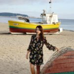 Czarna sukienka w kwiatowy print - Kobiecowo - internetowy butik z odzieżą damską