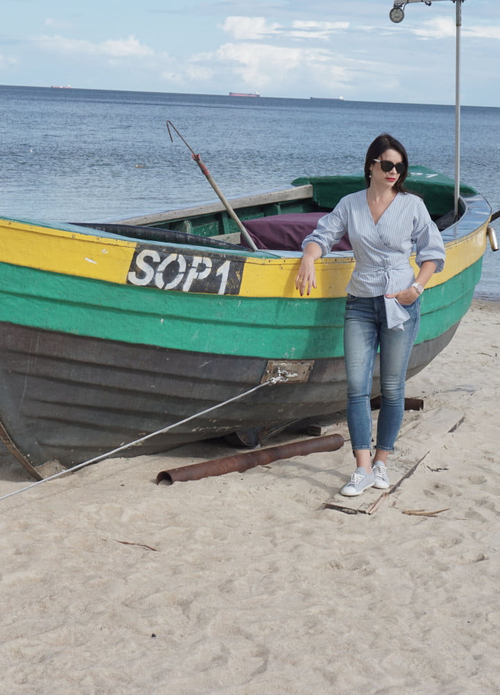 wiazana-bluzka-w-paski-5 Kopertowa bluzka w paski - Kobiecowo - internetowy butik z odzieżą damską